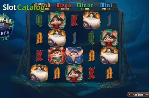 Скрин2. Meow-Sa Raiders слот