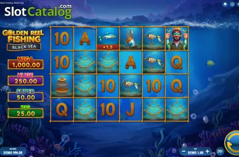 Скрин2. Golden Reel Fishing: Black Sea слот