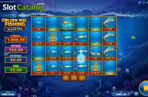 Скрин3. Golden Reel Fishing: Black Sea слот