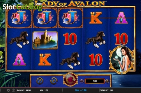 Скрин3. Lady of Avalon слот