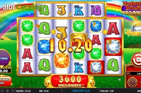 Скрин4. Rainbow Riches Megaways слот