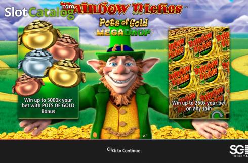 Скрин2. Rainbow Riches Pots of Gold слот