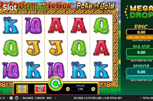 Скрин3. Rainbow Riches Pots of Gold слот