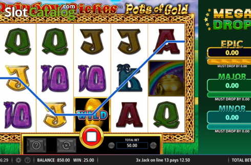 Скрин5. Rainbow Riches Pots of Gold слот