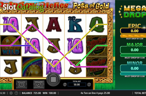Скрин6. Rainbow Riches Pots of Gold слот