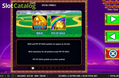 Скрин8. Rainbow Riches Pots of Gold слот