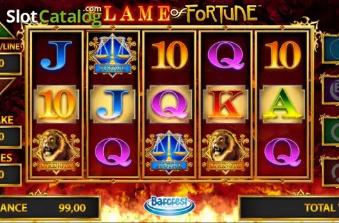 Скрин2. Flame of Fortune (Barcrest) слот