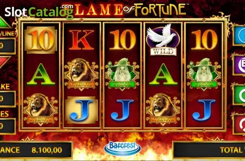 Скрин3. Flame of Fortune (Barcrest) слот
