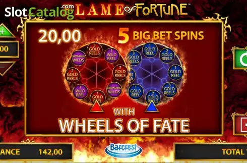 Скрин4. Flame of Fortune (Barcrest) слот
