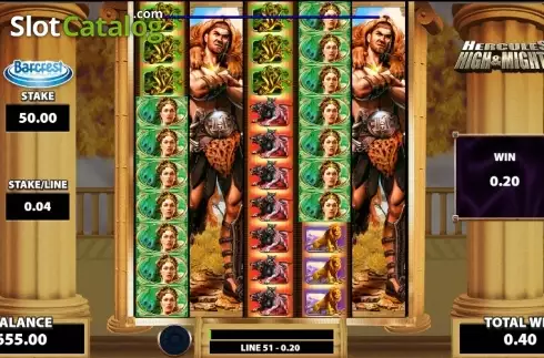 Скрин6. Hercules High & Mighty слот