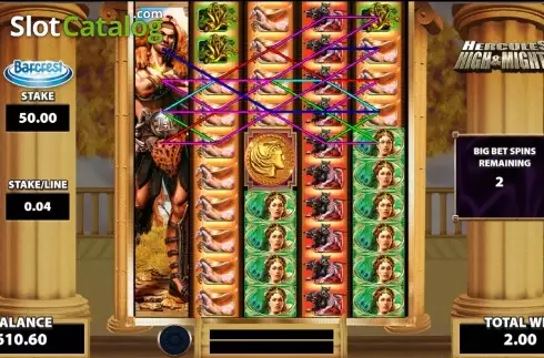 Скрин8. Hercules High & Mighty слот