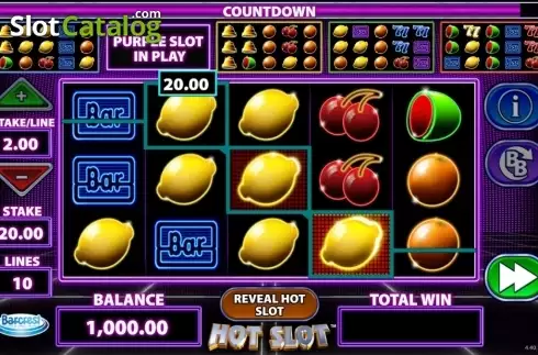 Скрин6. Hot Slot (Barcrest) слот
