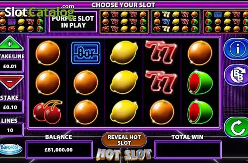 Скрин4. Hot Slot (Barcrest) слот