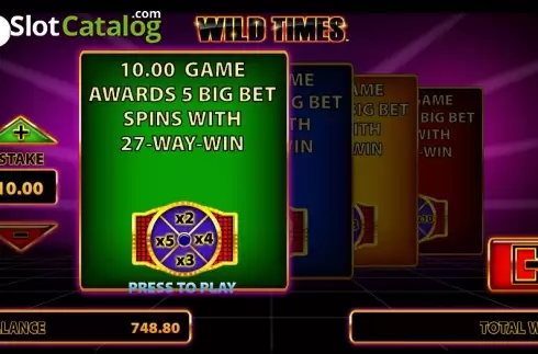 Скрин8. Wild Times слот