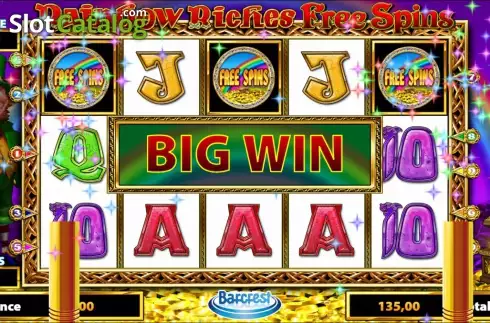 Скрин3. Rainbow Riches Free Spins слот