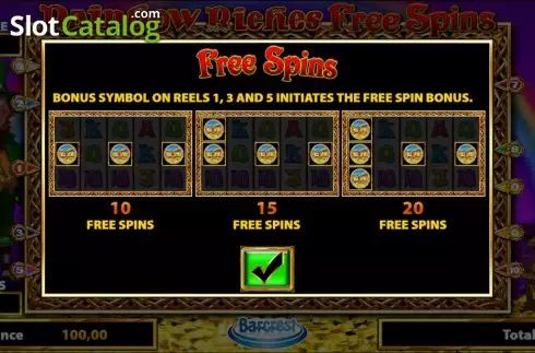 Скрин6. Rainbow Riches Free Spins слот