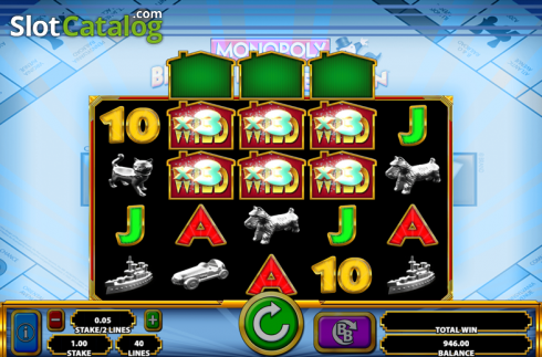 Скрин8. Monopoly Bring the House Down слот