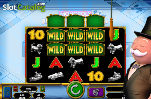 Скрин9. Monopoly Bring the House Down слот