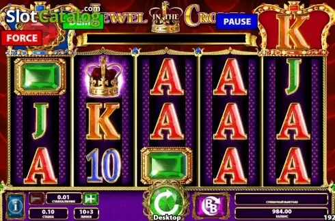 Скрин2. Jewel in the Crown слот