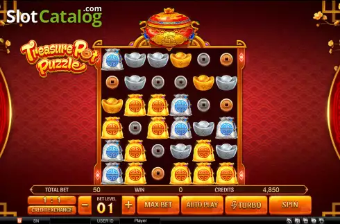 Скрин2. Treasure Pot Puzzle слот