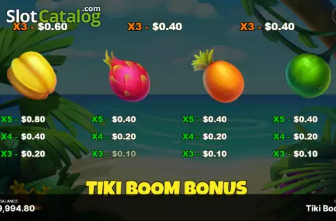 Скрин8. Tiki Boom слот