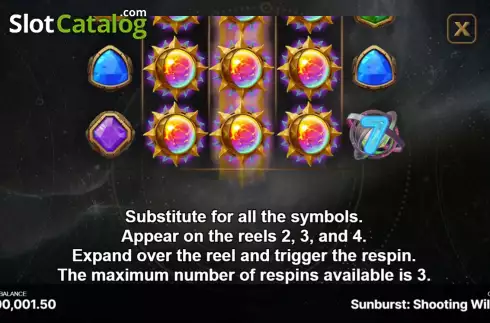 Скрин8. Sunburst: Shooting Wilds слот