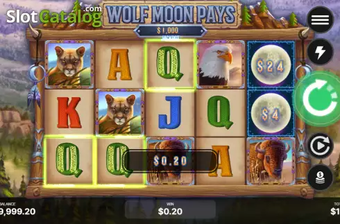 Скрин3. Wolf Moon Pays слот