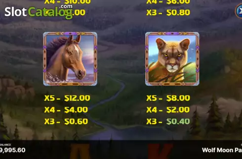 Скрин9. Wolf Moon Pays слот