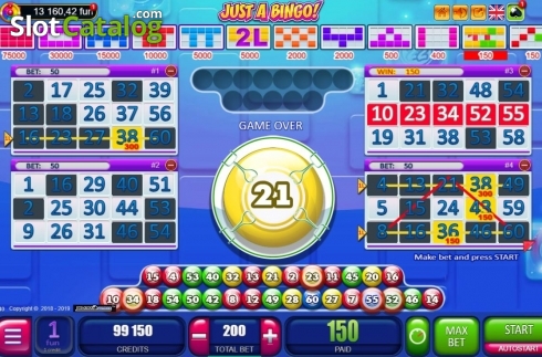 Скрин5. Just A Bingo слот