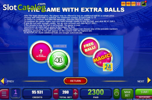 Скрин9. Bingo Soccer слот