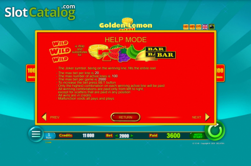Скрин9. Golden Lemon Deluxe слот