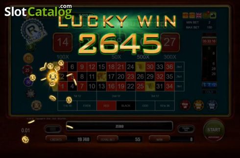 Скрин5. Lucky Roulette (Belatra Games) слот