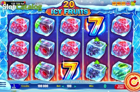 Скрин2. Icy Fruits (Belatra Games) слот
