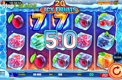 Скрин5. Icy Fruits (Belatra Games) слот