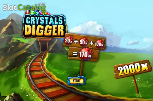 Скрин2. Crystals Digger слот