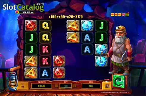 Скрин4. Crystals Digger слот