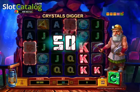 Скрин5. Crystals Digger слот