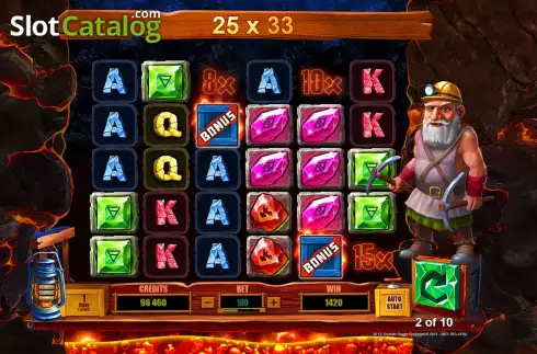 Скрин7. Crystals Digger слот
