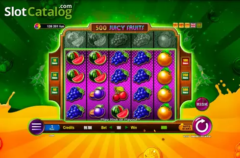 Скрин3. 500 Juicy Fruits слот