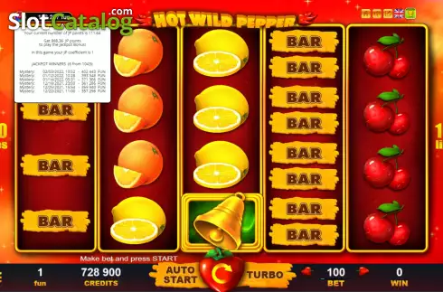 Скрин9. Hot Wild Pepper слот