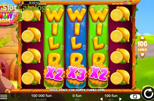 Скрин3. Wild Fruit Jam слот