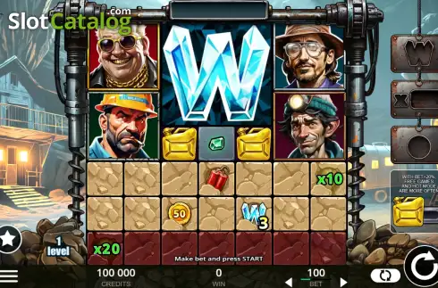 Скрин2. Digger's Fortune слот