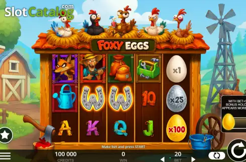 Скрин2. Foxy Eggs слот