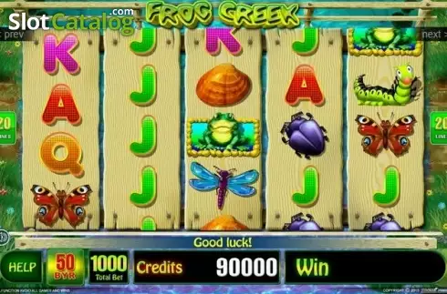 Скрин2. Frog Creek слот