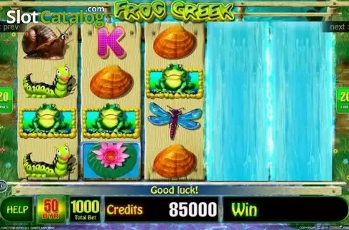 Скрин4. Frog Creek слот