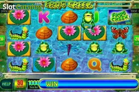 Скрин5. Frog Creek слот
