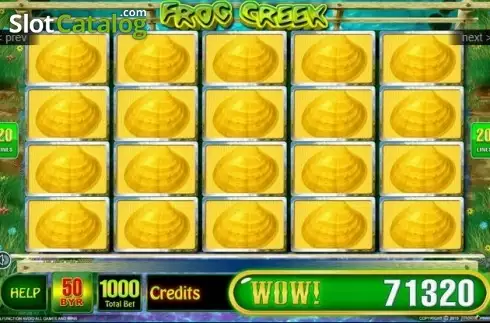 Скрин6. Frog Creek слот