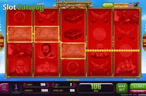 Скрин3. Spanish Armada слот