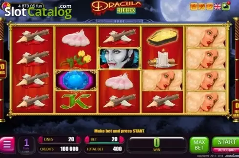 Скрин2. Dracula Riches слот