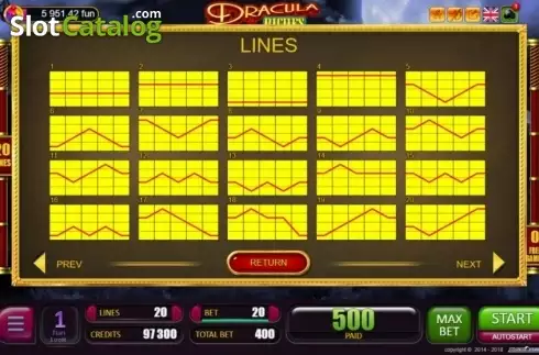 Скрин5. Dracula Riches слот